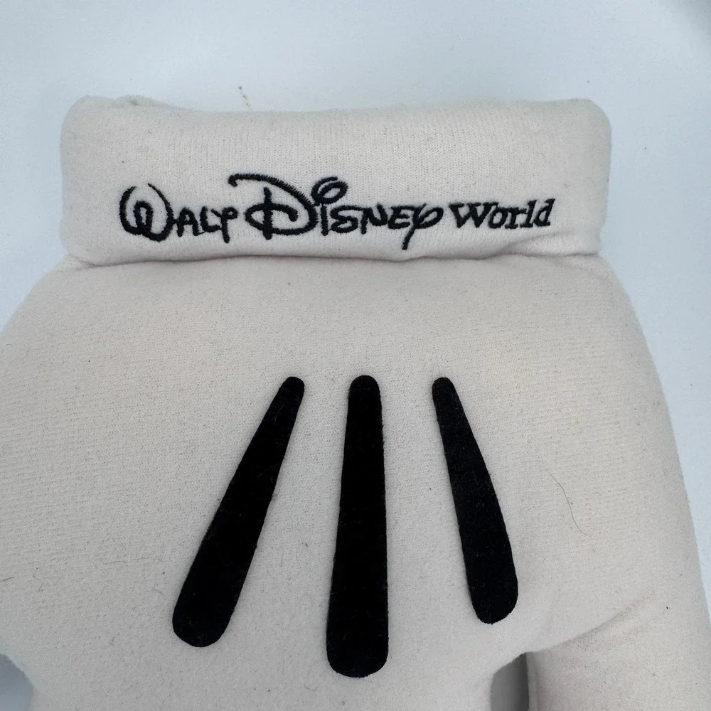 Disney Parks Mickey‎ Mouse Plush Hands Walt Disney World Costume Gloves White